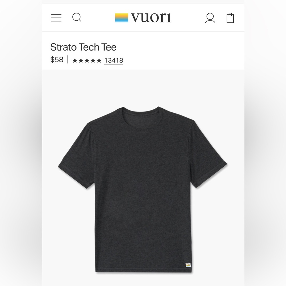 Men’s Vuori Stratotech Tee